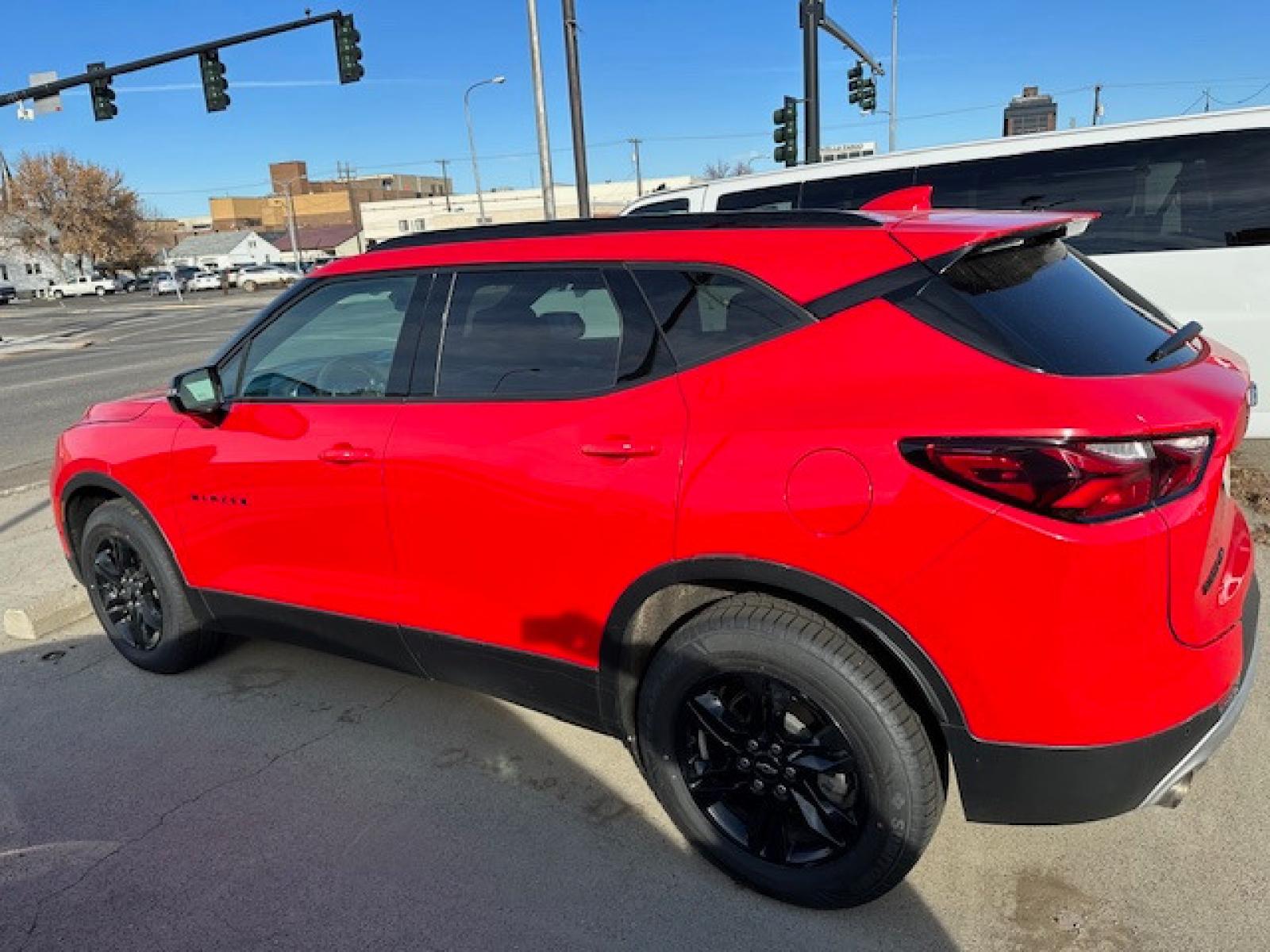 2022 Red /Charcoal Chevrolet Blazer 2LT AWD (3GNKBHR41NS) with an 2.0L L4 DOHC 16 TURBO engine, 9A transmission, located at 3200 1st Avenue North, Billings, MT, 59101, (406) 245-9055, 45.779270, -108.510742 - New Style Chevrolet Blazer 4X4 SUV Available for Purchase or Rent. Power Windows, Power Door Locks, Power Seat, Tilt Steering Column, Cruise Control, Factory LT Color Enhanced Wheels, Low Mileage & Super Fun to Drive! Auto Brokers of Montana/AA&A Auto Rental/Fox Car Rental Billings - Photo #3